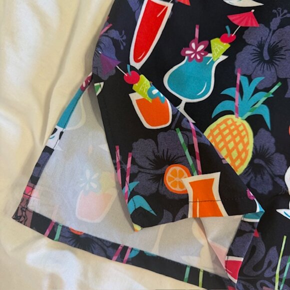 Funny Guy Creation Mens Size M Short Sleeve Tiki Margarita Pineapple Resort Vaca - Picture 10 of 11